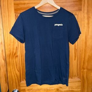 Patagonia Womens Deep Blue Short Sleeve Tee